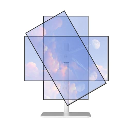Image of Monitor Stand for 17-43 Inch Ultrawide Screens | 15KG Capacity Free-Standing Base 360 Rotation & Height Adjustable, VESA Mount for Gaming /Office