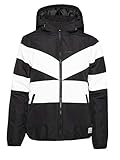Feste Kapuze Protest Phoenix Damen 10K wasserdichte und atmungsaktive Skijacke True Black S/36