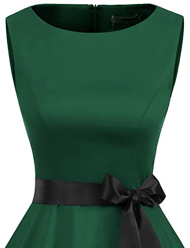 Image of Gardenwed Women's Vintage Dress Sleeveless Cocktail 1950s Dresses Retro Tea Party Swing