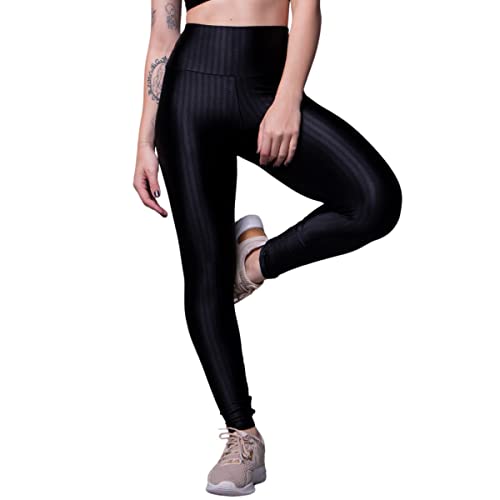 Calça Legging Bella Fiore New Zig Feminina Poliamida Academia Malhar Cor:Preto;Tamanho:M