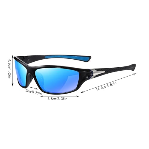 Sunglasses Men Polarized, UV400 Protection Mens Sport Sunglasses for Cycling Driving Golf Running Fishing2