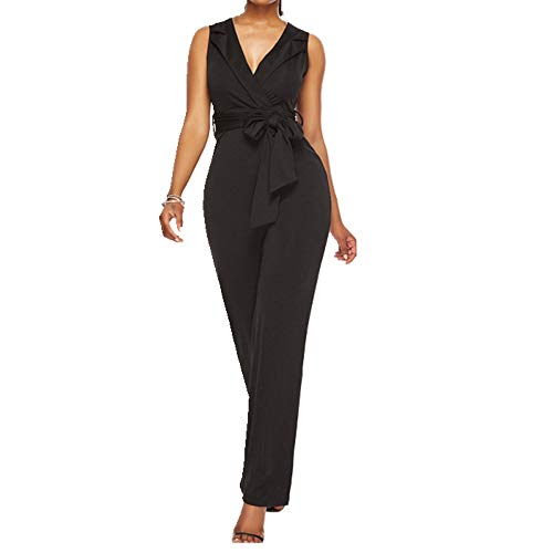 NOBRAND Mono de verano para mujer Negro Negro ( S