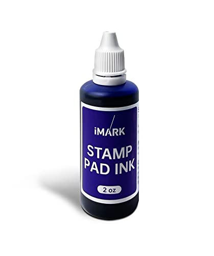 Imark Premium Refill Ink For Self-Inking Stamps, Daters And Stamp Pads (2 Oz, Blue) #TOP1