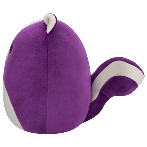 Squishmallows Sloan peluche moufette violette compagnon de nuit