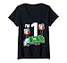 Femme Camion poubelle humoristique pour 1er anniversaire d'enfant T-Shirt avec Col en V