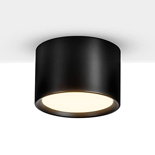 Ritif 12W Deckenspot LED Schwarz Deckenstrahler Warmweiß 3000K...