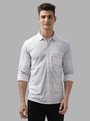 Image of BULLMER Trendy Regular Fit Striped Causal Full Sleeve Shirt for Men.
