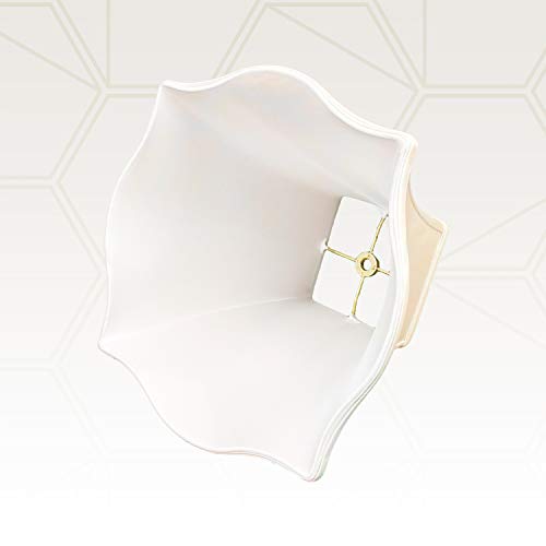 Image of Royal Designs Fancy Square Bell Lamp Shade - Eggshell - 7 x 16 x 12.75