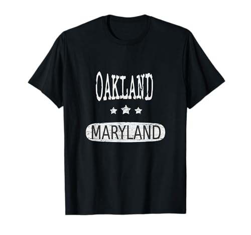 Oakland Maryland vintage Camiseta