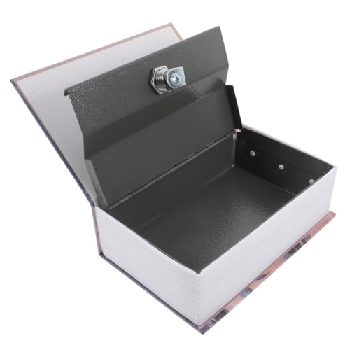 Caja fuerte portátil tipo libro vintage rosa para proteger tus objetos pequeños en el dormitorio 2