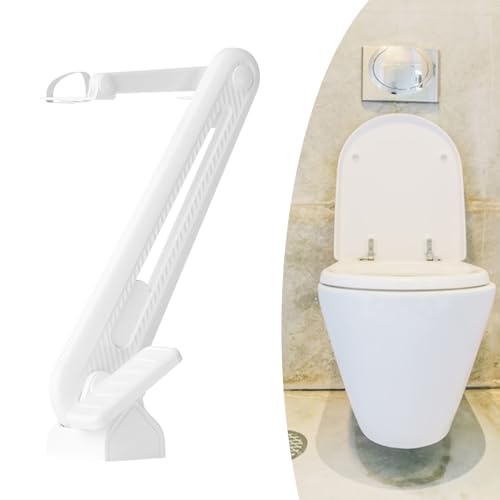 Pedal universal para asiento de inodoro para evitar tocar superficies sucias 6