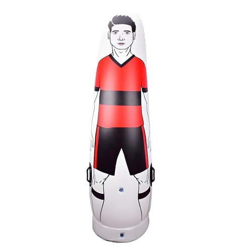 Guoyoocc 1.6m /1.75m /1.8 m /2.05m Figli Adulti Gonfiabile da Calcio Portiere Tumbler Air Calcio Training manichino