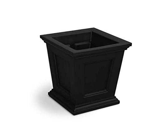 Mayne Fairfield 16x16 Planter in Black