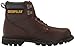 CAT Men's Second Shift Soft Toe Work Boot, Dark Brown, 8.5