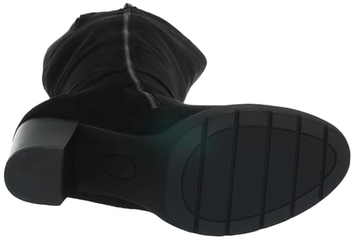 Anne Klein Womens Faux Suede Block Heel Knee-High Boots4