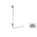 Produktbild LYYFUSHOU ZHDC® Haltegriff, L-typ Geländer Edelstahl Nylon Multifunktions Rutschfeste antistatische Badewanne Badezimmer 50 * 70 cm Langlebig, rostfrei (Farbe : Weiß)