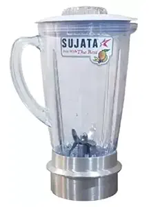 ISPACEX SN Sujata Frootmix Aluminum Base Mixer Juicer Jar With ( Heavy Aluminium Base ).