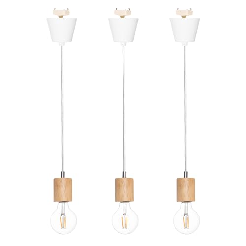 今週末お値下げ品　新品　智光電気　PL0013H-BR 3個セット Amazon.co.jp: 智光電気 天然木 電球ソケット - 裸電球 e26 ソケット