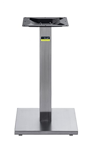 FLAT Self-Stabilizing DS22 - Stainless Steel, Dining Height Table Base