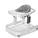CJW-LC Marchettes pour bébé Hauteur Ajustable pour bébé avec Easy Clean Plateau, Anti-O-Forme Jambes Multifonction Universal Roues Walker, Anti-Rollover Pliant Walker,B