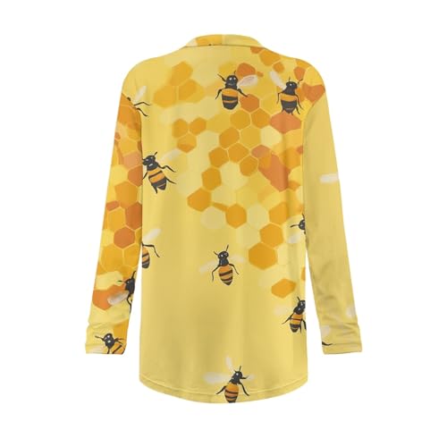 Image of Forchrinse Red Ladybug Cardigan for Women Causal Long Sleeve Open Front Cardigans Sweater Fashion 2024 Fall Coat with Pockets