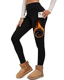 Photo Gallery havideto leggings termici da donna, invernali, a vita alta, foderati, in pile caldo, spesso, elasticizzati, opachi, con tasche, nero , s Photo Gallery havideto leggings termici da donna, invernali, a vita alta, foderati, in pile caldo, spesso, elasticizzati, opachi, con tasche, nero , s