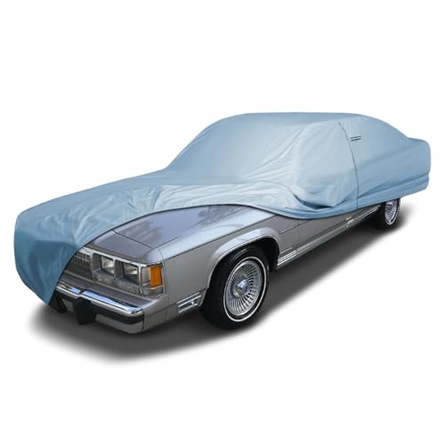iCarCover Premium Car Cover for 1987-1991 Ford LTD Crown Victoria Wagon Heavy Duty Waterproof All-Weather Automobiles Custom Fit Indoor Outdoor UV Snow Protection Covers with Straps and Bag