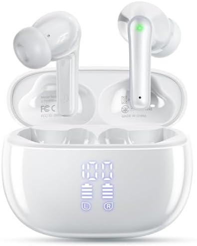 Wireless Earbuds, Bluetooth 5.3 Ear Buds, Headphones with Deep Ba...