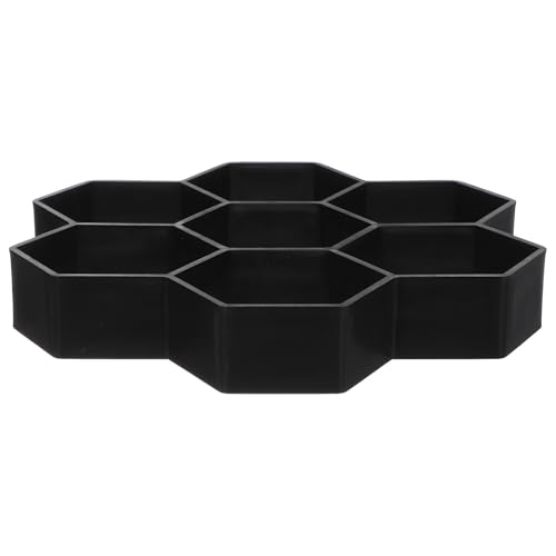 Totority Molde Cemento Suelo Hexagonal de Pp para Pavimentación de Jardín, Fácil de Usar y Limpiar, Adecuado para Caminos Exteriores y Decoración Artística