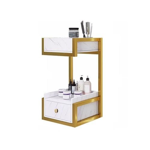 JKJZSALJ Beauty Salon Storage Cabinet Wall-Mounted Beauty Salon Trolley Cart Salon Trolley Station For Hair Stylist, Barber Stations Storage Cabinet,White,40x30x55cm
