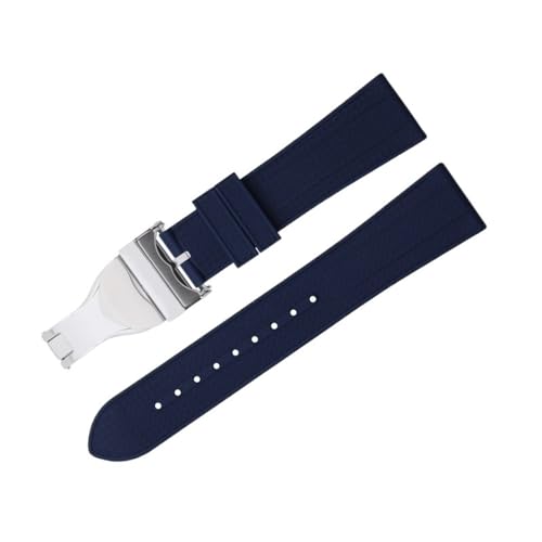 Bracelet montre 22mm caoutchouc fluoré pour Tudor Black Bay GMT Pelagos