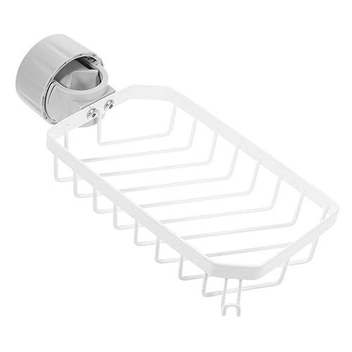 CONGARTENO Soporte para Esponja De Fregadero Soporte para Grifo Soporte para Esponja Lavavajillas Escurridor Secado Esponja De Cocina Soporte para Esponjas De Encimera Escurridor