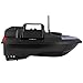 Irlkavyot ‌500m RC Fishing Bait Boat with GPS - Dual Motor 12000mAh Battery, 4H Runtime & 2kg Capacity, Night Light & Route Calibration for Professional Anglers-Black