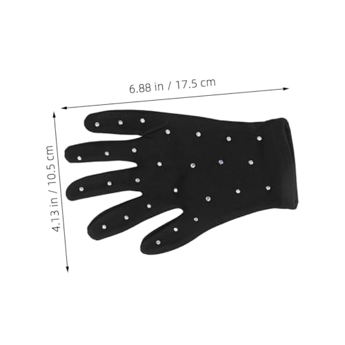 FAVOMOTO Figure Skating Stage Gloves Ice Skating Performance Glove Skating Gloves Ice Skating Dance Gloves Figure2