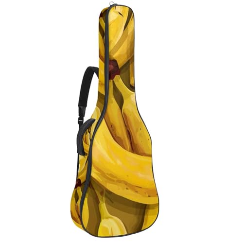 Sac guitare basse avec double bandoulière réglable et éponge épaisse anti-choc