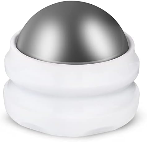 YESMET Cold Massage Roller Ball, Massage Ball for Cold & Heat Therapy Relief, Roller for Muscles Deep Tissue, Free Rolling Removable Gel Ball for Back Neck Pain, Muscles Recovery (Cold)