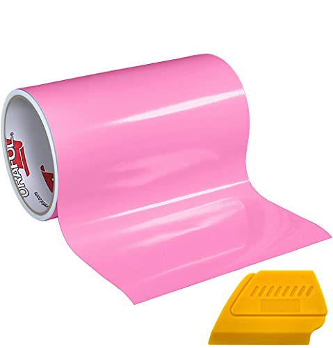 Rouleau vinyle Oracal 751 brillant rose pour cutter traceur 30,5cm x 1,8m