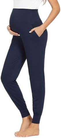 Shen&Qege Freizeithose für Schwangere, Umstandsleggings Schwangerschaft Hosen Bequeme