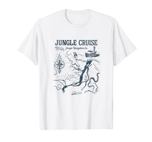 T-shirt Disney Jungle Cruise Navigation Co. Map : cadeau idéal