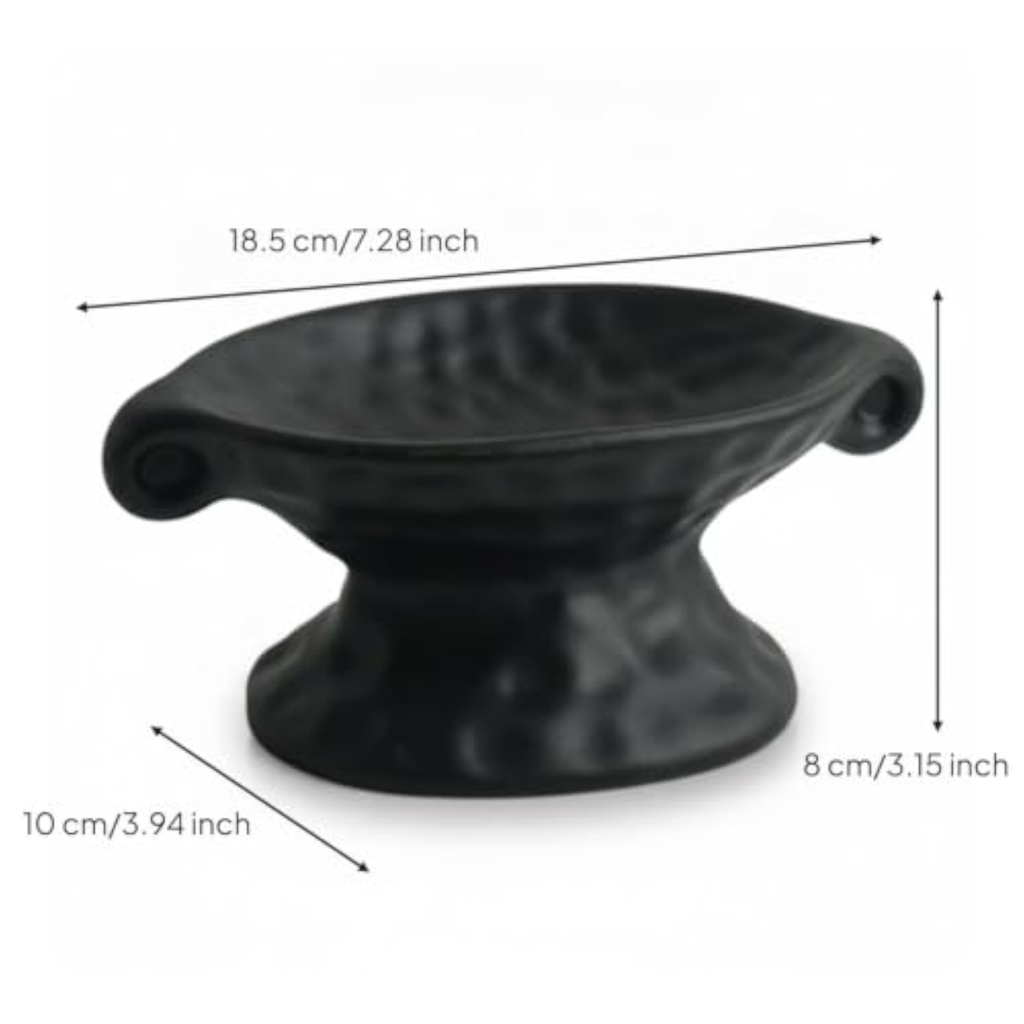 Two-Handled Carved Trinket Jewelry Tray