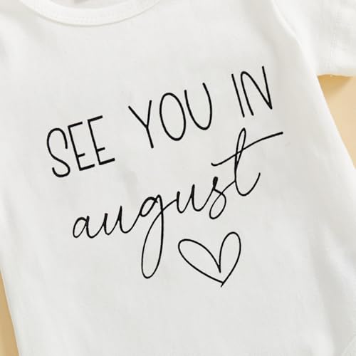 Image of woshilaocai Baby Announcement Bodysuit Pregnancy Reveal for Family | Pregnancy Reveal Ideas&New Baby Surprise for Grandparents, Husband, Aunt, Uncle, Gender Natural Romper, Funny Announcement
