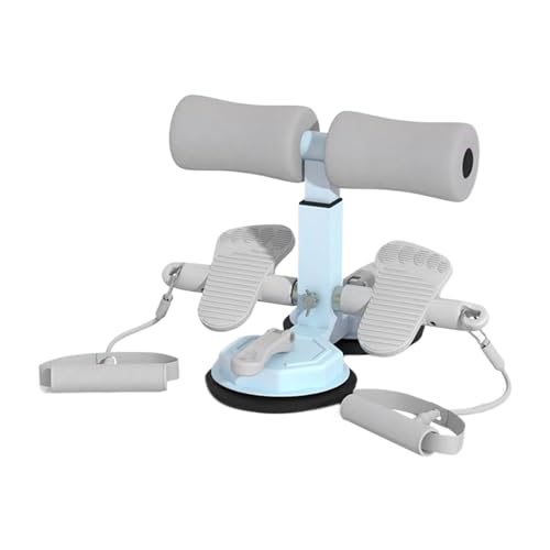 Sit Up Exercise Equipment,Situp Machine With 2 Suction Cup | Portable Adjustable Height Auxiliary Tool with Pull Rope for Ab Workout, Exercise, Muscle Training