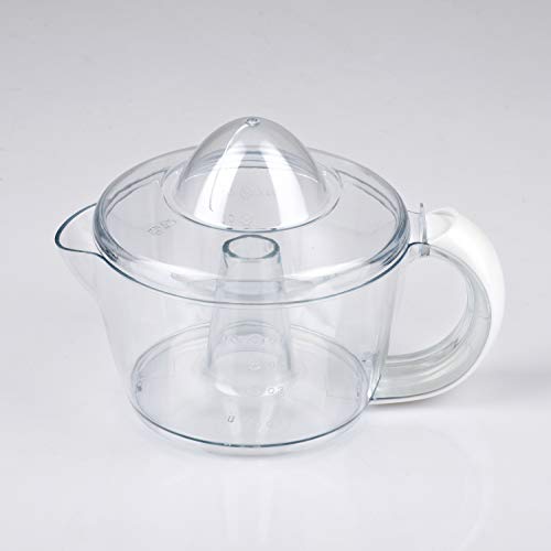 Girmi SR02 Spremiagrumi Elettrico, 25 W, Doppia rotazione, Capacità 700cc, Doppia coppa di spremitura piccola e grande, Rosso/Bianco - Immagine 3