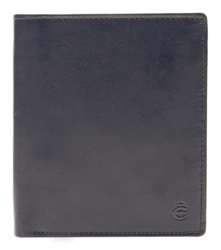 Porte-monnaie Madrid Wallet Black Esquire en cuir noble et finitions premium