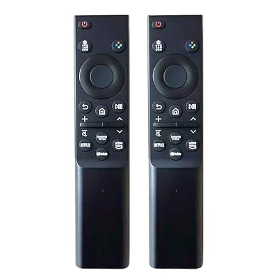 (Pack of 2) Replacement Remote for Samsung TV BN59-01484A, IR Infrared Control with Netflix YouTube Prime Video Buttons, Compatible with Samsung Crystal UHD 4K Smart TV,?No Voice ?