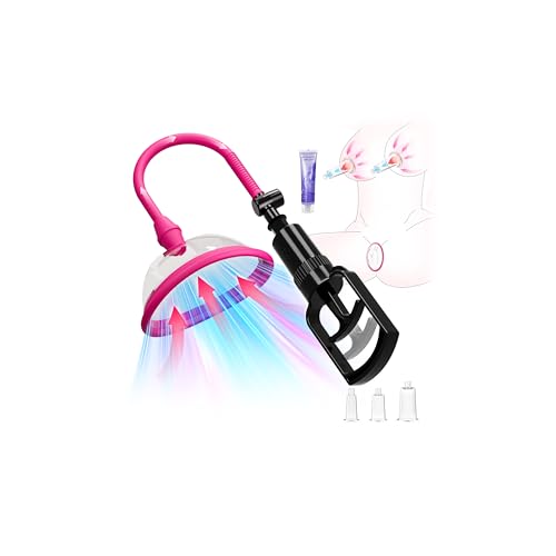 Muschipumpen Nippelpumpen Sex Spielzeug für die Frau - Sexspielzeug, Manuelle Vagina Pumpe mit 5 Saugstufen & 3 Nippelsauger,Sex Spielzeug für die Paare Vacuum Pump Verbessert Sexuelles Sexspielzeug.