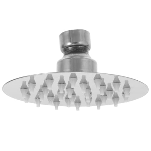 DIYEAH Cabezal De Ducha Redondo 4 Pulgadas Acero Inoxidable Rociador Supercargado Alta Presión Ajustable 360° Para Baño Moderno Ultradelgado