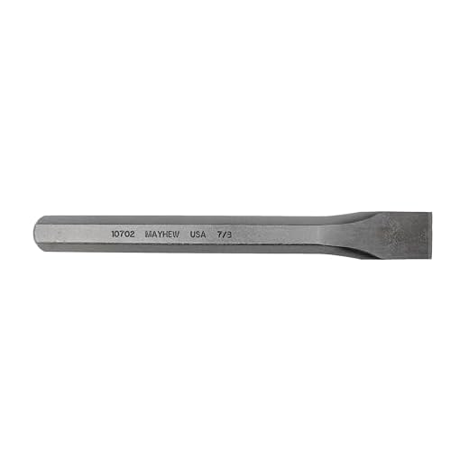 Mayhew Tools Select 10702 7/8-by-7-1/2-Inch Carded Cold Chisel, multi