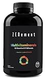⭐ PRODUCTO IMPRESCINDIBLE PARA TU SALUD: Nuestro Multivitamínico destaca por su capacidad para ayudar a la función normal del sistema inmunitario, contribuye a reducir el cansancio y la fatiga y favorece el mantenimiento adecuado de los huesos, los dientes, el cabello y la piel. Además, nuestro Multivitaminerals contiene Luteína para mantener la salud ocular, Inositol que ayuda al sistema nervioso y CoQ10, un potente antioxidante antiaging.