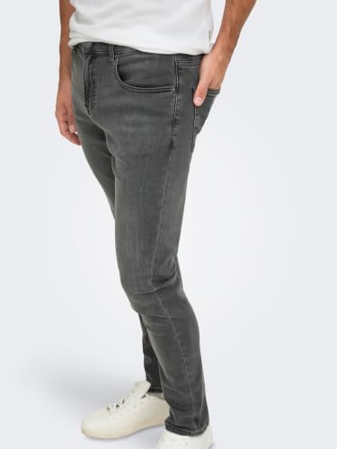 Only & Sons Herren Onsloom Black Washed Dcc 0447 Noos, Black Denim, 36W / 36L – Ansicht 6